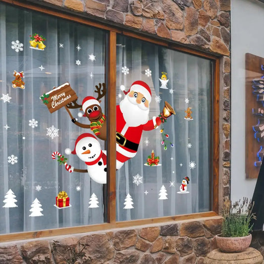 Christmas DIY window decal decor