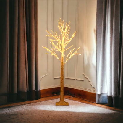 christmas tree led light up tree, side view