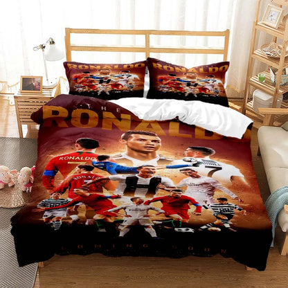 Ronaldo Football Champion Bedding Set