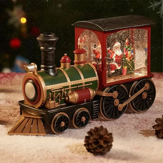 Christmas LED train decor