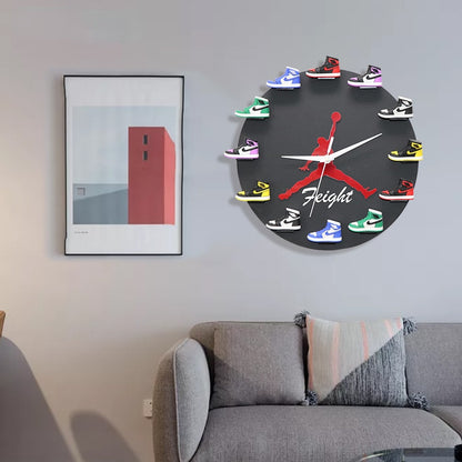 3D Jordan Modern Design Clock - 30cm