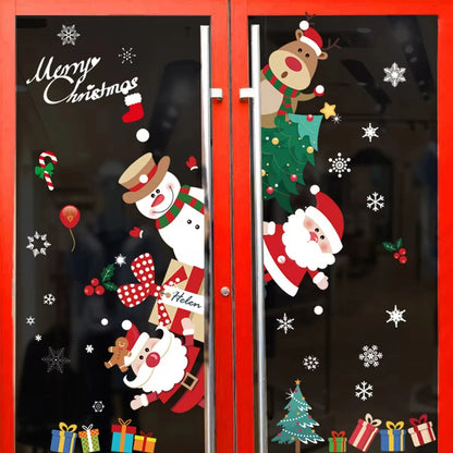 Christmas DIY window decal decor