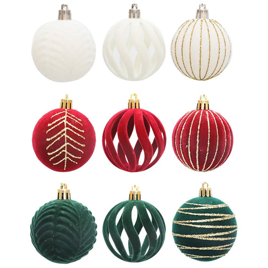 6-Piece Christmas Ornament Set - Festive Decor