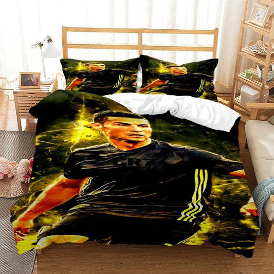 Ronaldo Football Champion Bedding Set