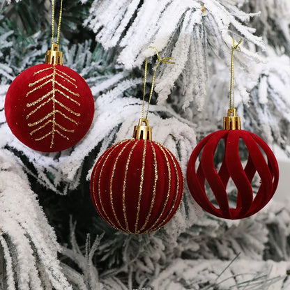 6-Piece Christmas Ornament Set - Festive Decor