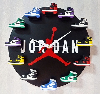 3D Jordan Modern Design Clock - 30cm