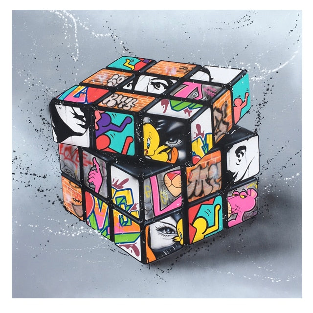Graffiti  Style - Rubik's Cube