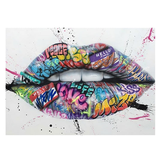 Graffiti Art - Kiss These Lips