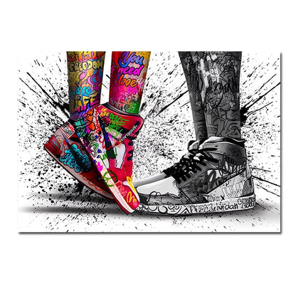 Graffiti Style - Jordan Retro Sneakers